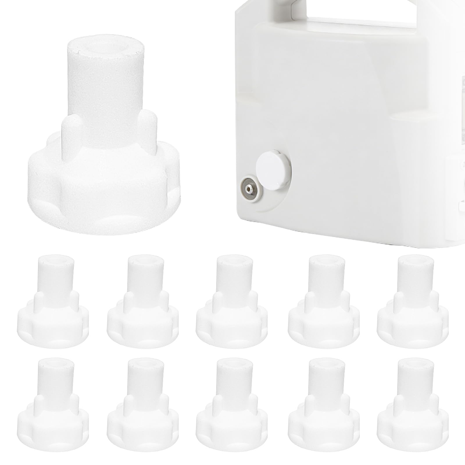 Photo 1 of 10 Pack Air Inlet Intake Filter Compatible with Devilbiss Pulmoneb Pulmo-Aide 3655D, CPAP Disposable Air Inlet Filter Replacement
