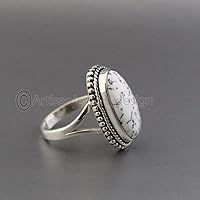 Vista 4 de Dendritic Agate Ring, Handmade Silver Ring, Minimalist Jewelry, Delicate Silver Ring, 925 Sterling Silver Ring, Bezel Setting Ring, Ring With Stone