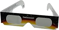 Vista 7 de Bookishbunny 50 pares solares de los espectadores del eclipse de las gafas de papel de la visión del sol ISO certificó diversos patrones