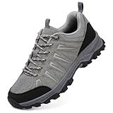 HaloTeam Zapatos de Senderismo Hombre Antideslizantes Transpirable Trekking Sneakers Escalada Zapatillas de Montaña,EU 43
