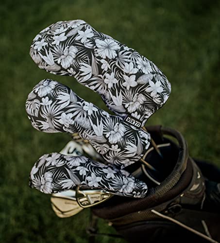 Golf Club Covers - 3 Pack Golf Club Head Covers for Driver, Woods and Hybrid - Driver Headcover to Fit All Golf Clubs - Image 3