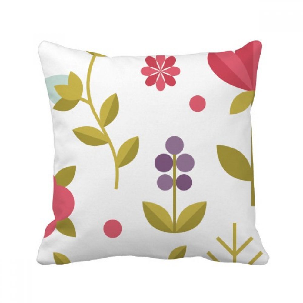 Coussin plante fleur de 40x40cm, une idée cadeau déco multicolore