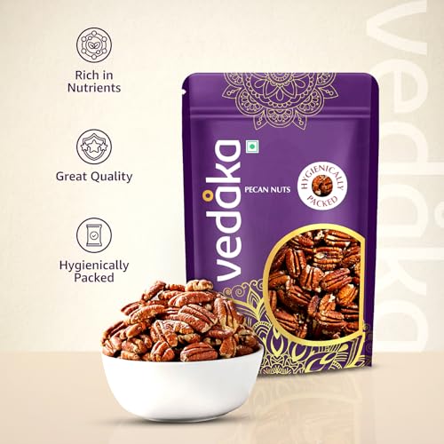 Image of Amazon Brand - Vedaka Premium Pecan Nuts, 250G | Crunchy Nuts, Rich In Protein & Fibre