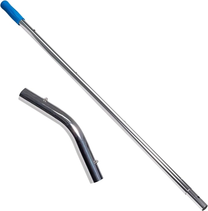 Boat Scrub Brush Pole - Telescopic, Stainless Steel, 45 degree