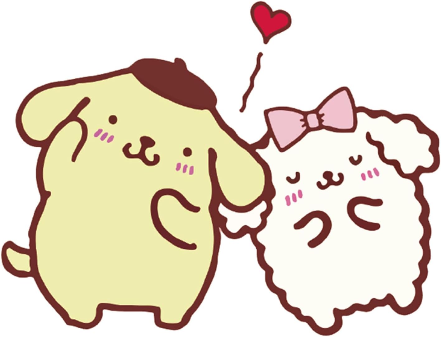 Kawaii Anime Car Sticker, Waterproof Bumper Decals, Cute Window Decals for Cars (Purin)