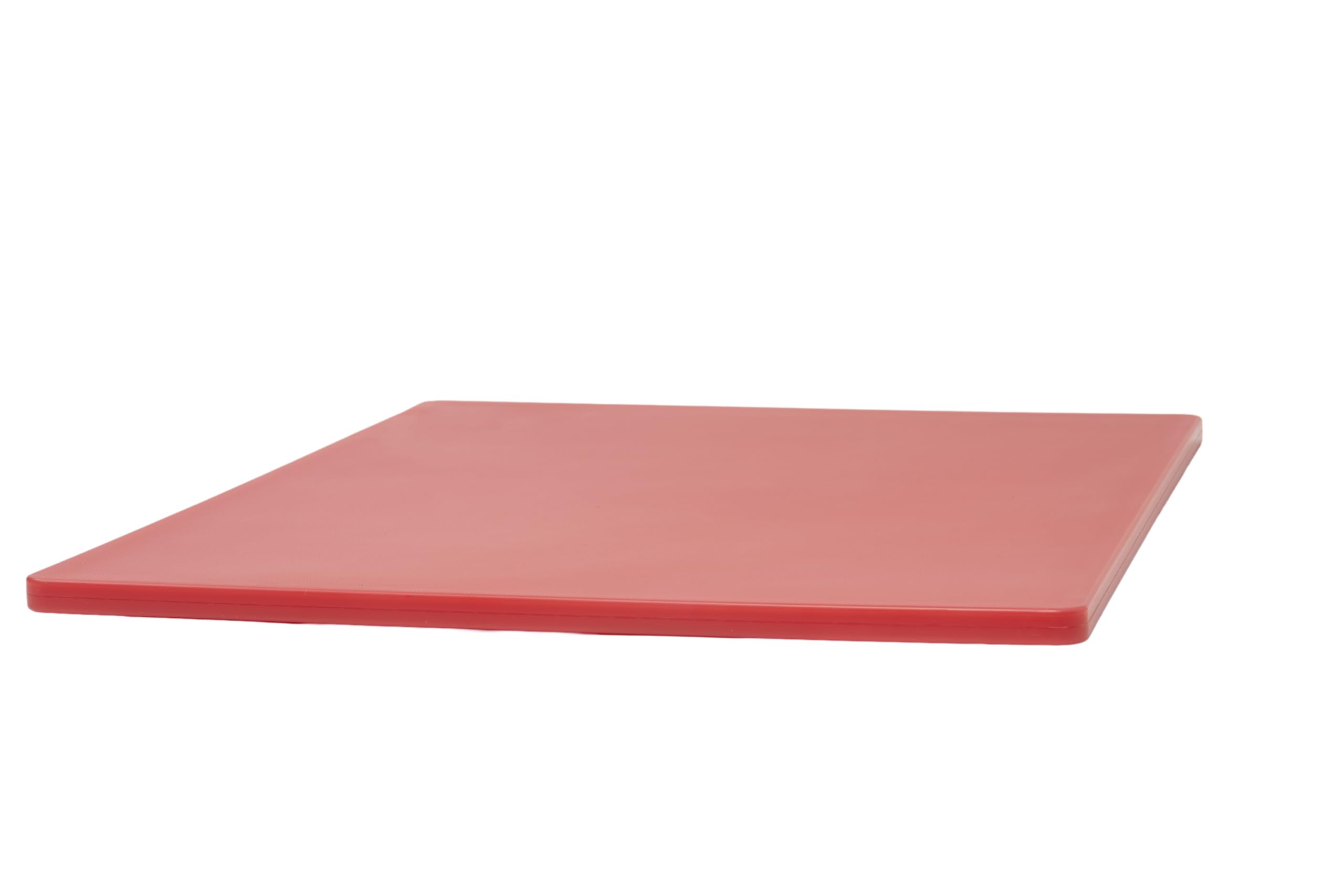 Winco Heavy-Duty Plastic Cutting Board, 15" x 20" x 1/2", Red Medium