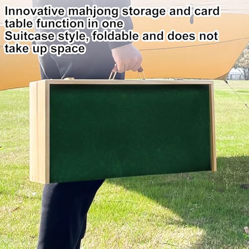 Mesa Plegable de Mahjong con Set de Fichas para 4 Jugadores miniatura 4