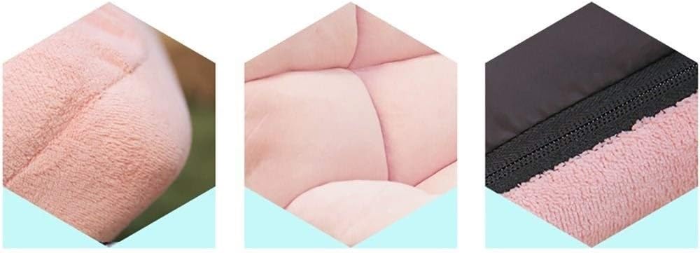 Adjustable Memory Foam Floor Chair Padded Gaming Chair Comfortable Back Support Rocker Great for Reading Games (Color : Black)