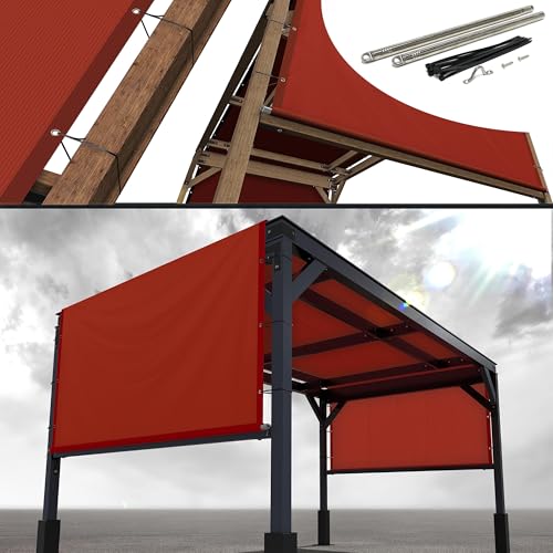 Royal Shade 9' W x 24' L Pergola Sun Shade Canopy