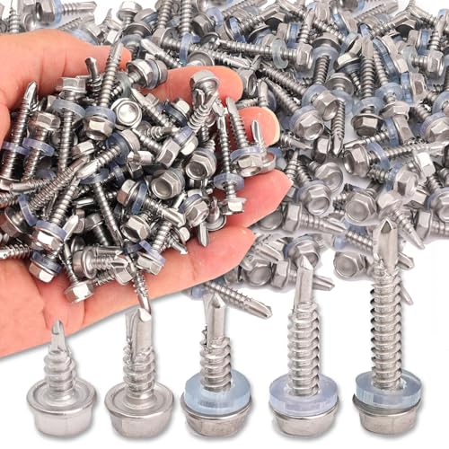 20 Tornillos Autorroscantes de Acero Inoxidable M4.8x16 miniatura 1