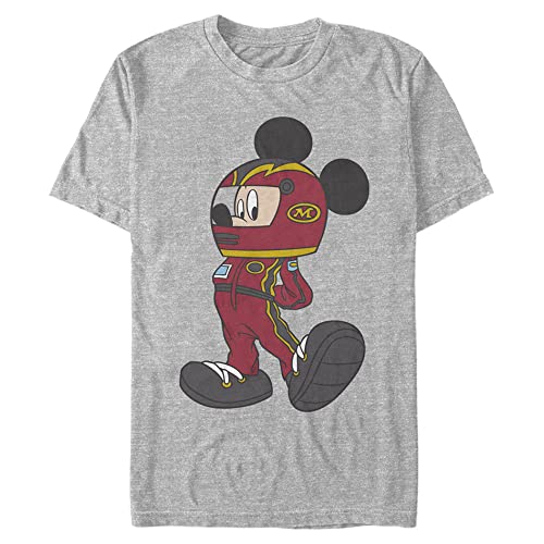 T-shirt Mickey Racecar Driver Disney vêtement graphique manches courtes homme