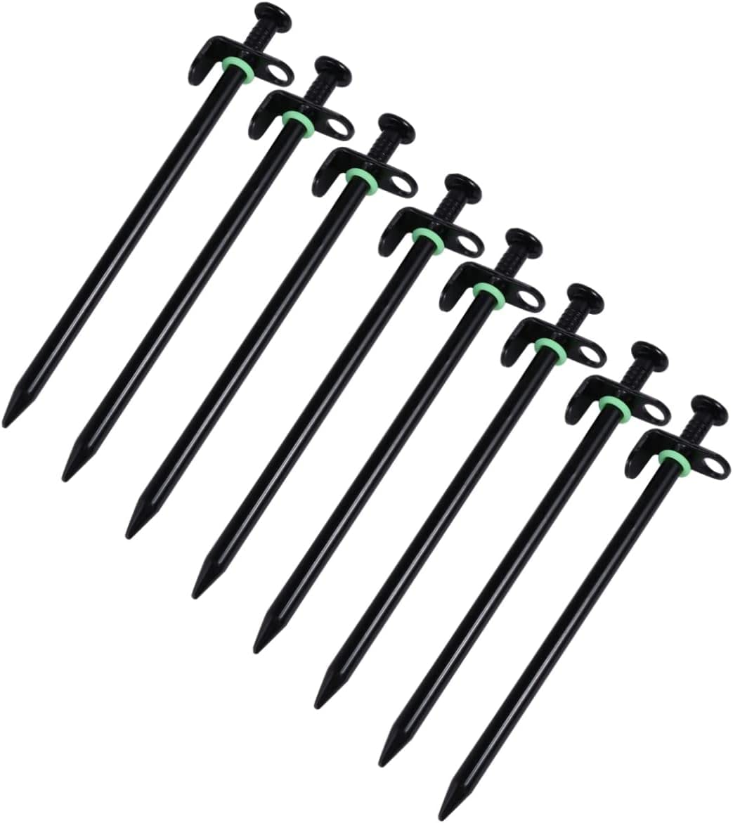 16 pièces piquets de Tente Accessoires de Camping Tente légère tipi extérieur Tente en métal piquets de Sol piquets de Sable piquets de Clou de Camping Piquet extérieur Clous de Sol Piquet de campin