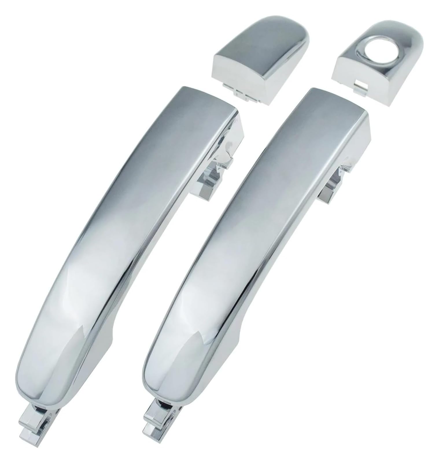 ASDDLLNN Exterior Sliding Door Handle for Ford for Mazda for Ranger BT-50 for Everest T6 T7 Car Door Handle Repair Outer AB3921218A14AC(Front Left and Right)