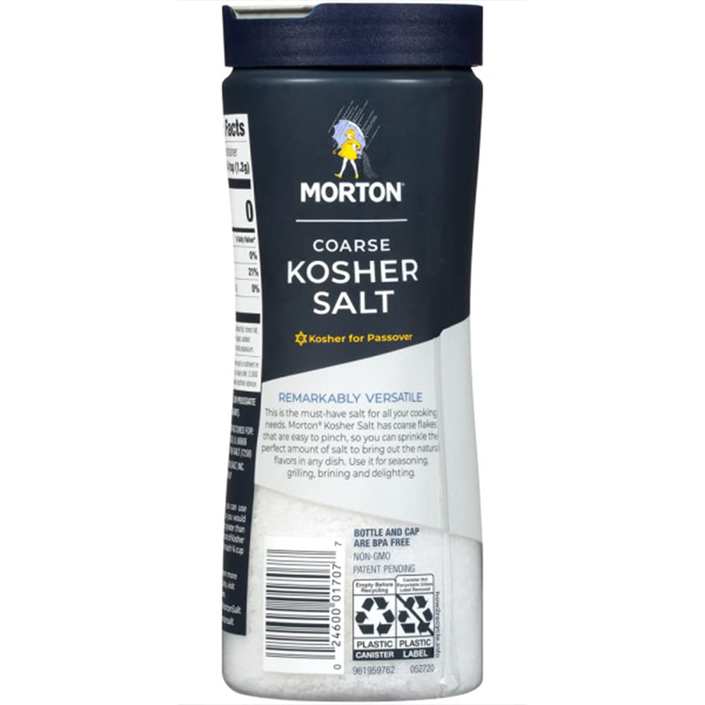 Morton Kosher Salt, Coarse, 16 Ounce : Grocery & Gourmet Food
