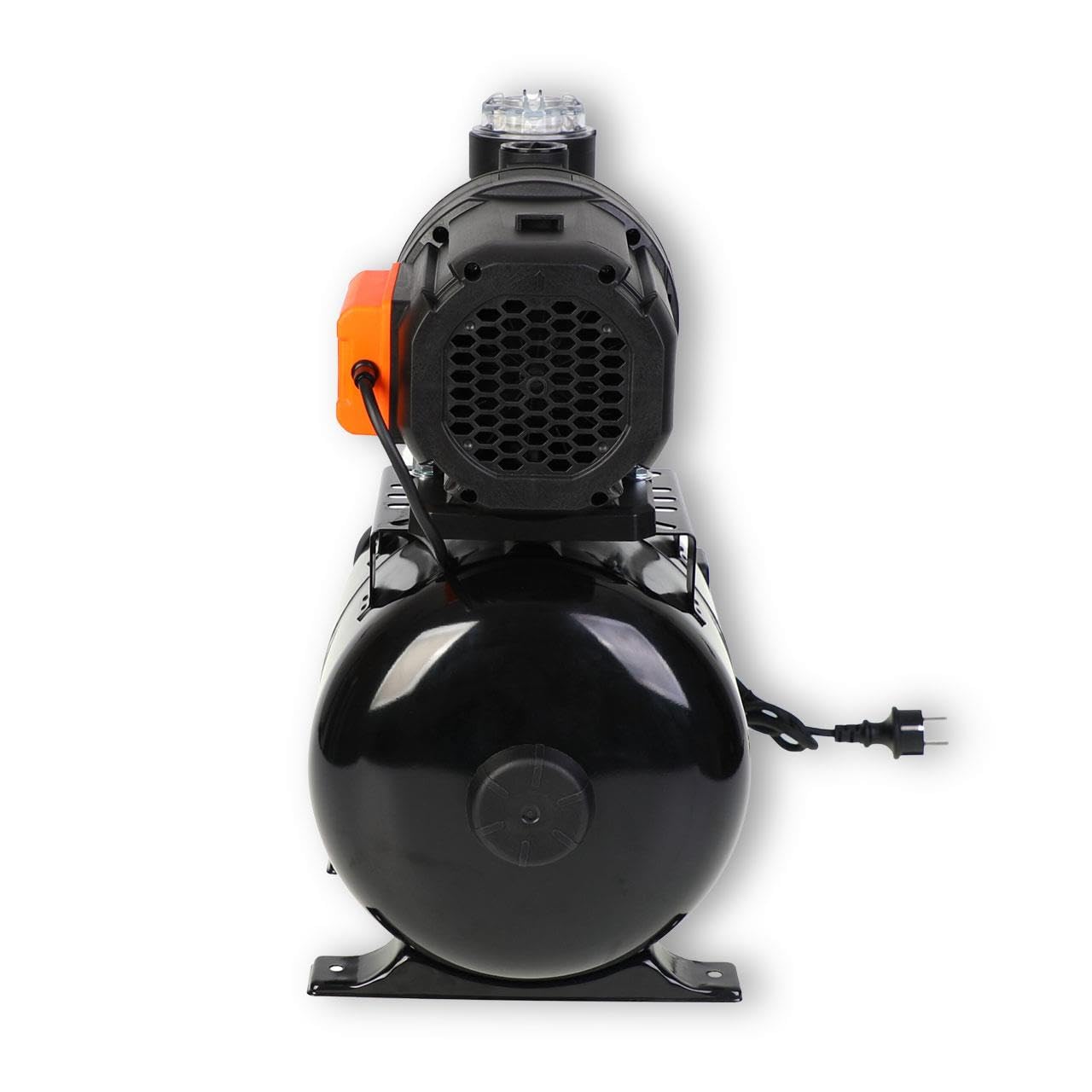Bomba de agua doméstica FUXTEC FX-HWW2200 de 2200W – Alta presión 4,8 bar, altura de elevación 48m – Caudal 3800 l/h – Ideal para agua clara, agua de lluvia y agua clorada