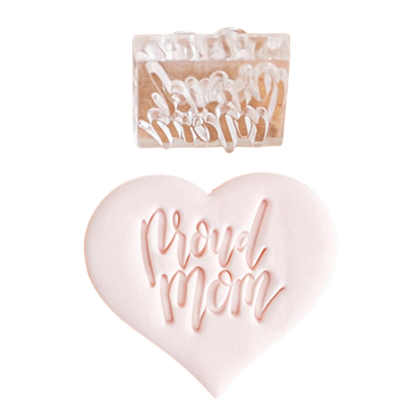 Ahmany Mother ' s Day Cookie Stamp Molds Effective Mother ' s Day Fondant Cutter Functional Biscuits Baking