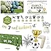 Soccer 7th Birthday Party Decorations Kit for Boys – Soccer Birthday Party Supplies Set, Soccer Football Party Decor with Backdrop, Tablecloth, Cake Topper, and Cupcake Toppers for 7-Year-Old Boys