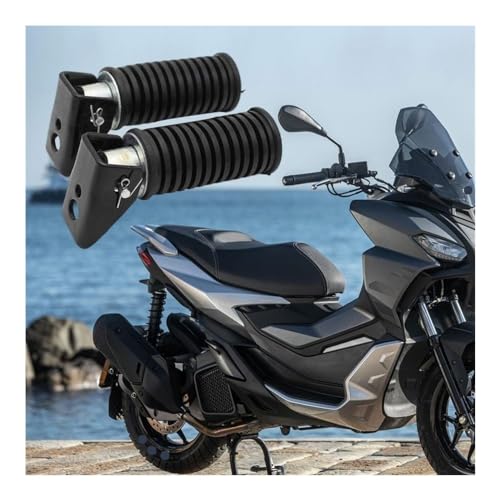Pédale universelle moto et repose-pieds arrière pliants en fer - 3