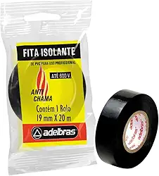 Fita Isolante, Adelbras, 19mmx20m, Anti Chama
