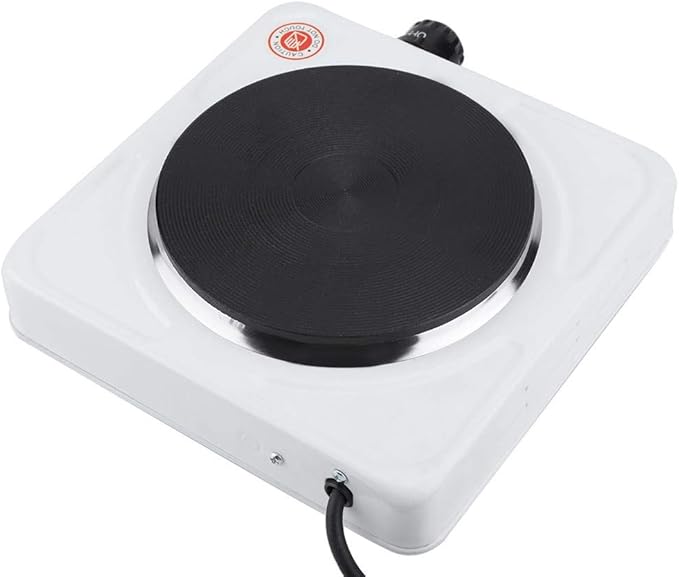 Estufa Eléctrica Portátil de 1 Puesto, 1000W, Blanca, para Encimera miniatura 6