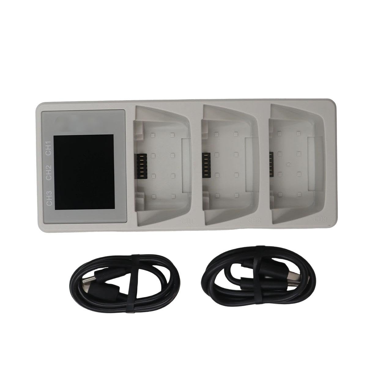 Cargador LCD triple para baterías de dron compatible con el modelo flip y accesorios de carga