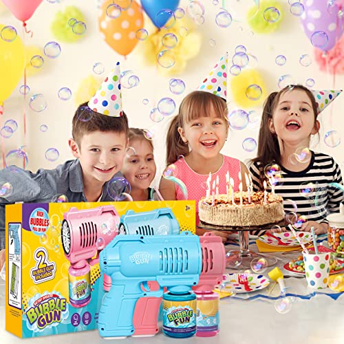 Pistola de burbujas Panacare para niños máquina automática con luces 6