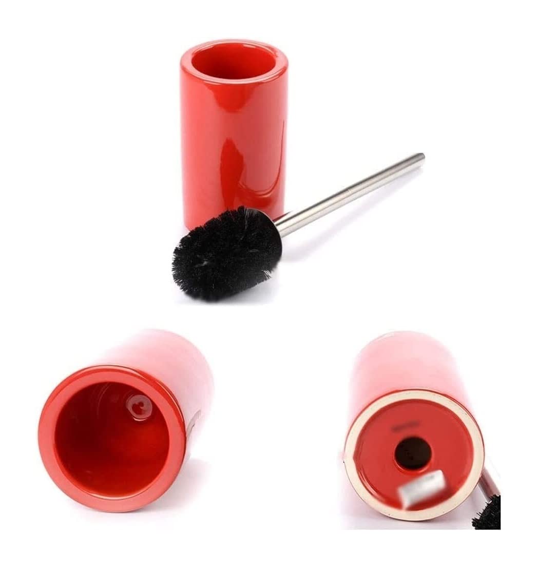 Do Muszli Klozetowej Zestaw Szczotek Do Toalet Podstawa Ceramiczna Długa Rączka Szczotka WC I Uchwyt Czyszczenia Łazienki Zestaw łAzienkowy(Blue)