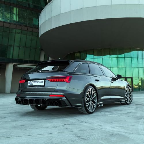 Heckdiffusor kompatibel mit AUDI S6 C8 (Limousine–Avant) 2019+