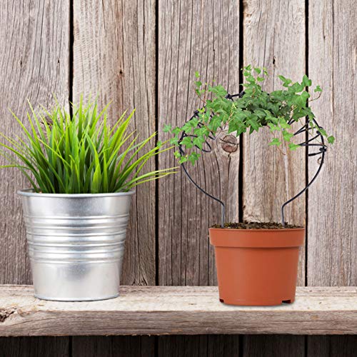 Angoily Jardim Treliça de Metal Round- Shaped Apoio Treliça de Plantas para DIY Vaso De Plantas Trep