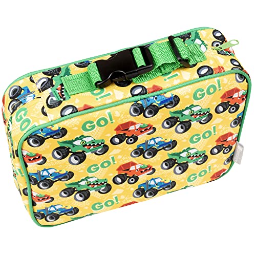 Bentology Lunch Box For Boys - Kids Insulated, Durable Lunchbox Tote Bag Fits Bento Boxes, Containers And Bottles, Back To School Lunch Sleeve Keeps Food Hotter Or Colder Longer - Monster Truck #TOP2