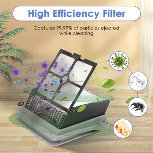 Image of (4 Pieces) Floor ONE S7 Pro HEPA Filters Compatible With Tineco Floor ONE S6 / iFloor 5 Breeze Complete Wet Dry Vacuum Cleaner, Replacement Parts (Note: Not compatible with Floor ONE Stretch S6)