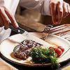 imarku Steak Knives, Steak Knives Set of 8, Serrated Steak Knife Set with Pakkawood Ergonomic Handle, Japanese HC Steel Steak Knife and Gift Box, Best Gift for Christmas&Thanksgiving #5
