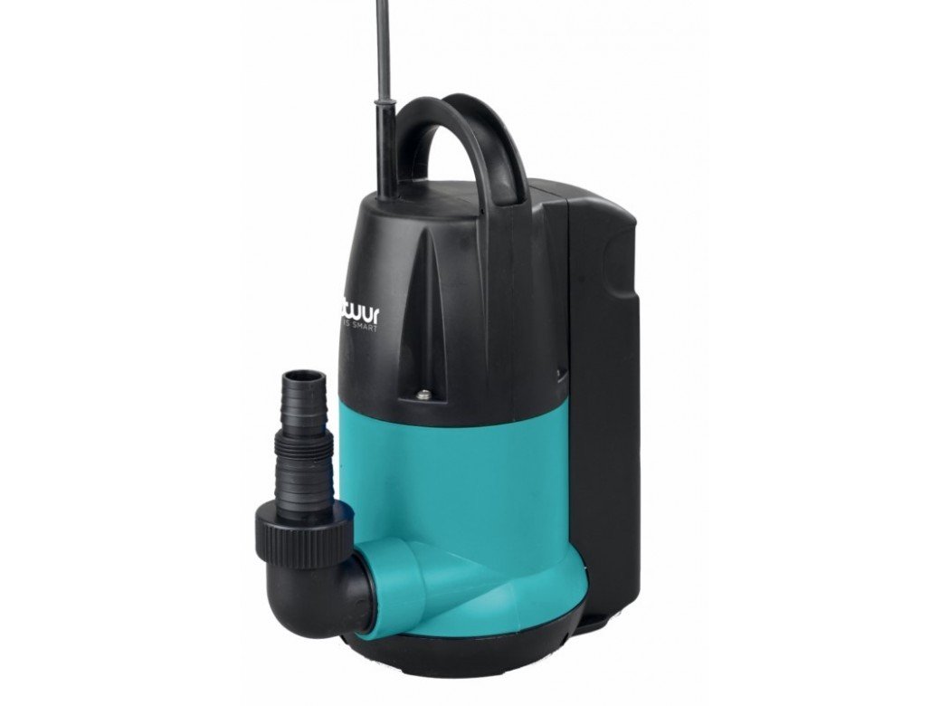 Bomba de agua sumergible 0.550W-10800L/h limpia 8m turquesa plástico