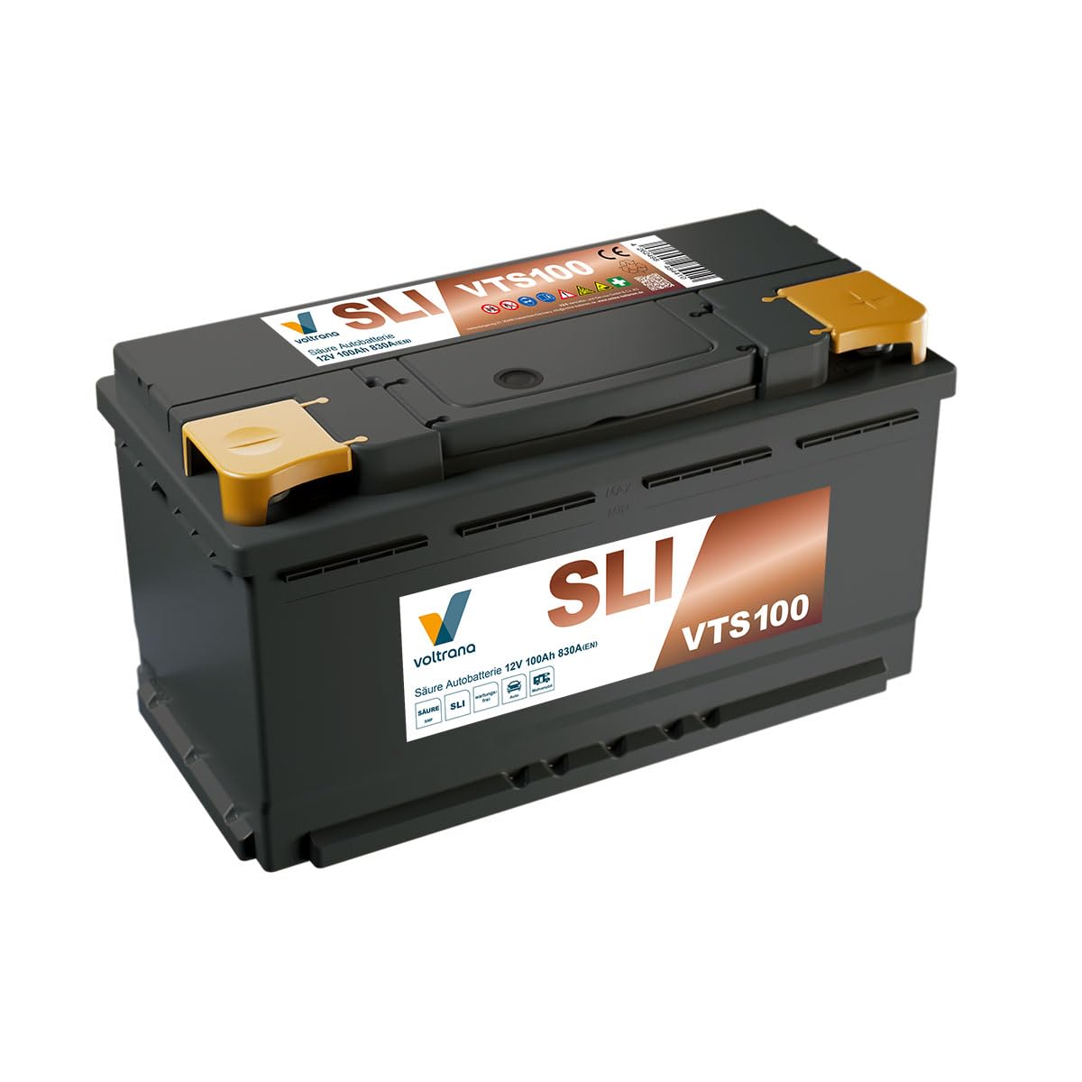 SLI Autobatterie 100Ah 12V 830A VTS100 H8/LN5/L5