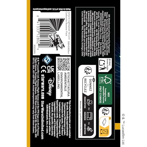 Fantasy Flight Games, Star Wars: Unlimited Trading Card Game, Jump to Lightspeed Carbonite BOOSTER PACK - Image 2