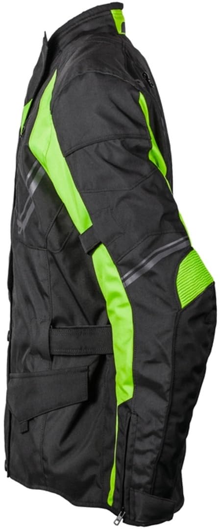 GMS Taylor Kurtka tekstylna motocyklowa, czarny/żółty, 4XL