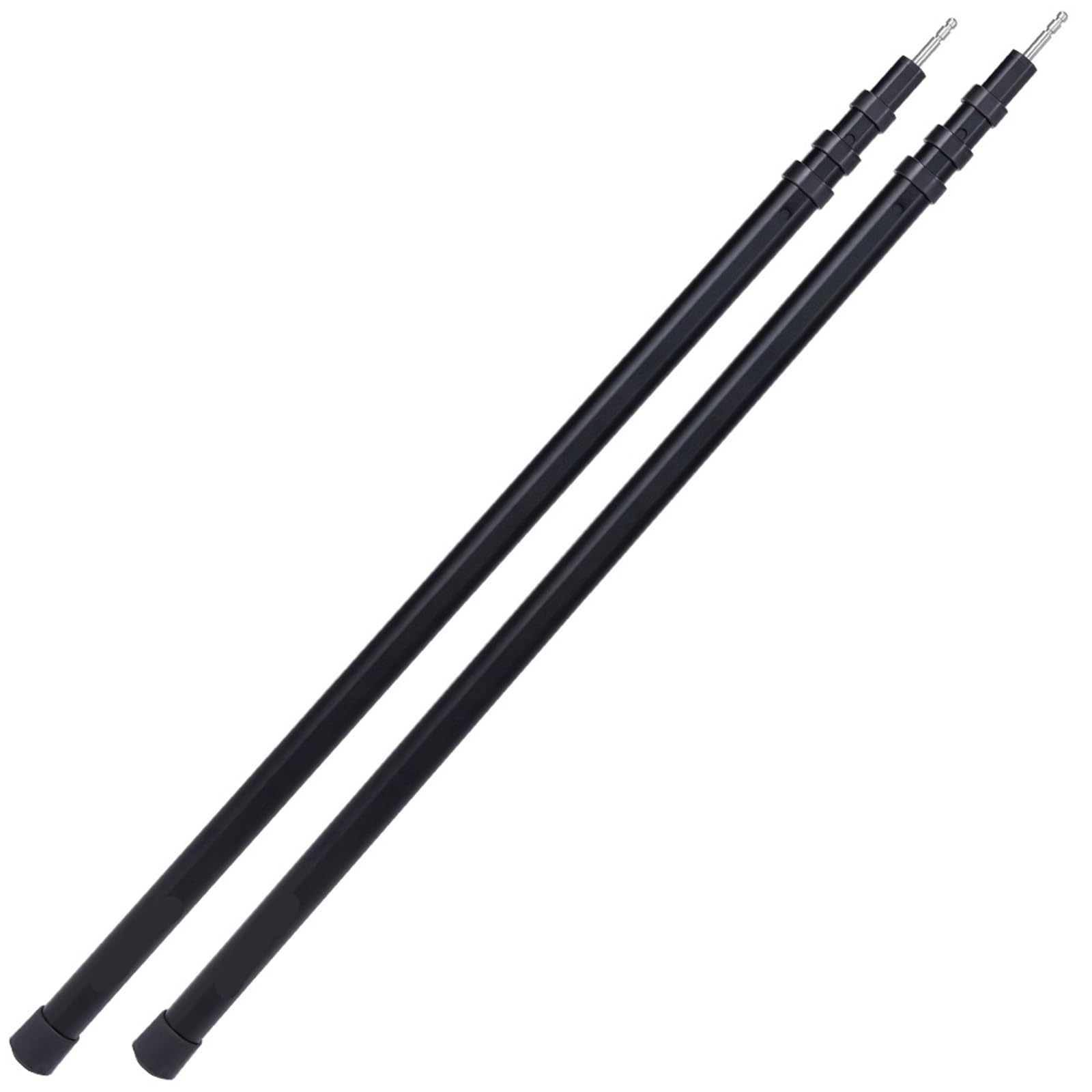 LYHYDMA Zeltstangen 2 Stück Teleskop-Zeltstangen, 250–300 cm, verstellbare Stangen aus Aluminiumlegierung for Camping-Plane, Überdachung, mit