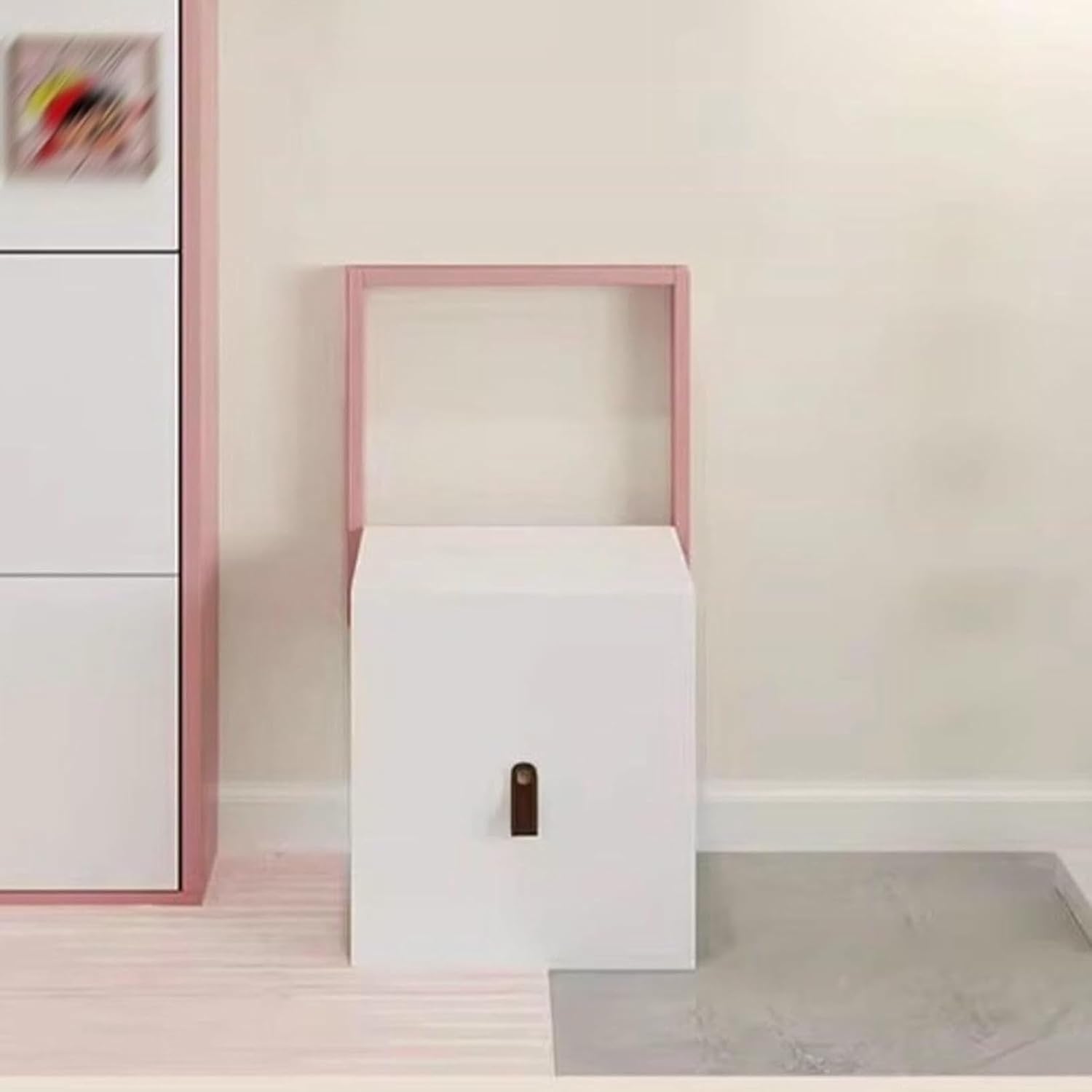 Foldable Wall Mounted Shoe Bench,Ultra Thin Solid Wood Folding Stool with Hydraulic Hinge, Hidden Entryway Seat Shoe Changing Chair for Hallway,RV,Apartment