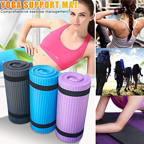Foto von WGNNAA Yogamatte Gymnastikmatte Pilatesmatte Fitness Trainingsmatte Haltbare Fitnessmatte Premium Sportmatte Yoga Matte Mat ÜBung Gym Workout Handtuch Decke Camping Aerobic Stretching