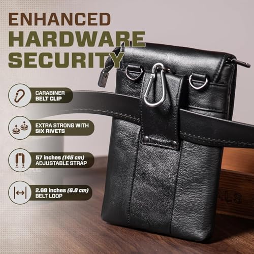 Funda de Hombro Antirrobo para Proteger tu Móvil y Dinero al Caminar 4