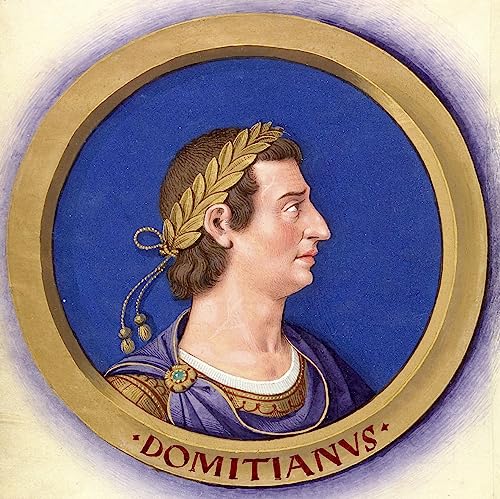 Affiche impression art tableau Description des Douze Césars Domitien Jean Bourdichon toile