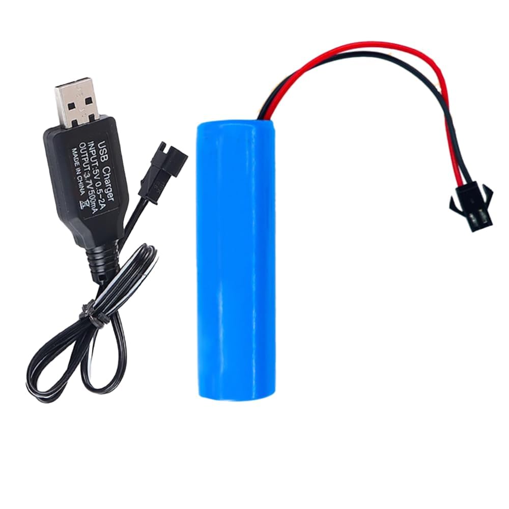 SP Electron SM-2-Pin RC Plug Model Battery USB Charger Cable with Wire Attach Battery for RC Car RC Plane RC Drone Toys, etc. - Image 2 thumbnail