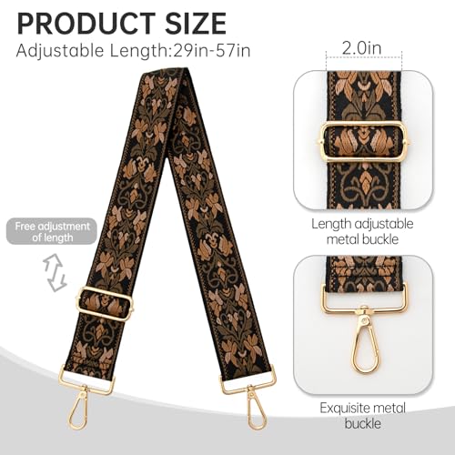 Image of Purse Straps Replacement Crossbody Wide Bag Strap for Purses Adjustable Shoulder Straps for Women Bags