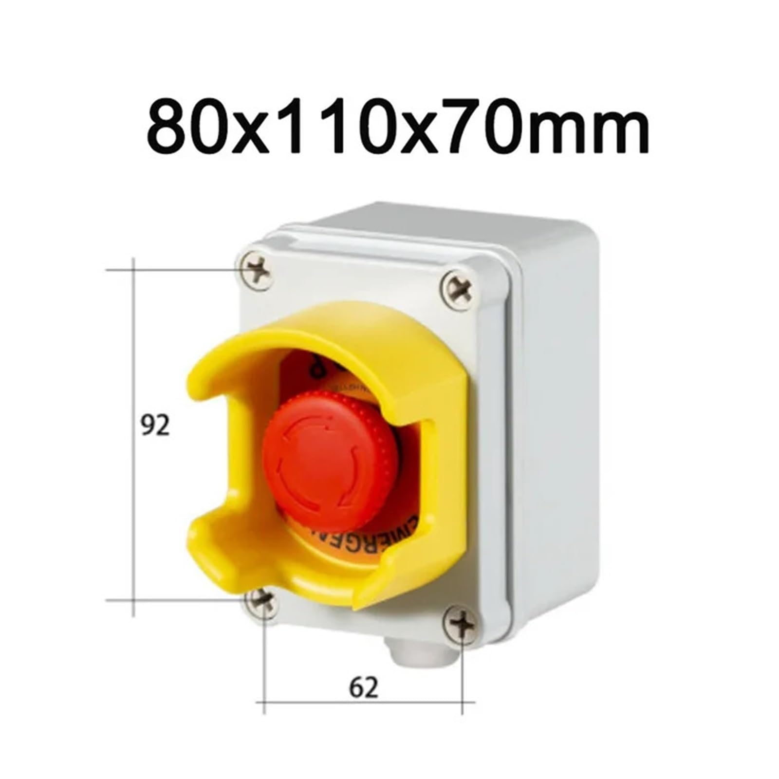 Caja de botones for interior y exterior, interruptor de arranque y parada de emergencia, alarma de reinicio de energía, motor de ascensor de puerta de hierro, caja de control eléctrico(Lavender)