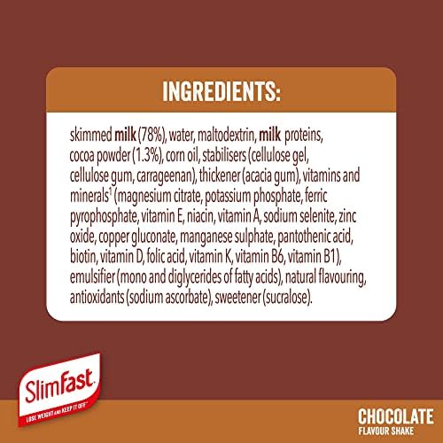 SlimFast Ready To Drink Chocolate Flavour Shake, 6 x 325ml