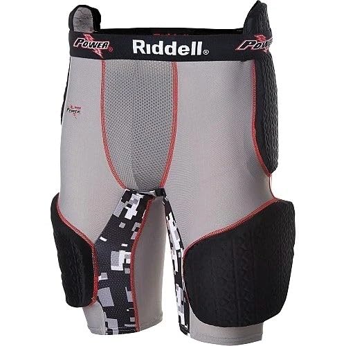 Riddell Youth Power Recon 5-Piece Integrated Compression Shirt & Girdle - Football Protective Gear