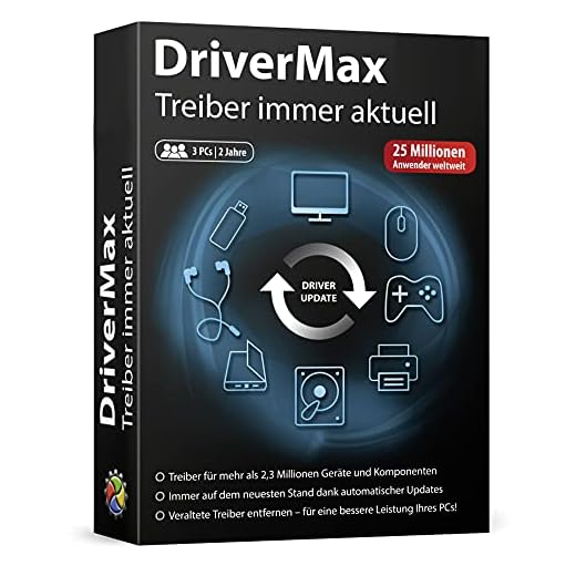DriverMax - Treiber immer aktuell halten für Windows 11, 10, 8.1, 8, 7 3 PCs - 2 Jahre Laufzeit