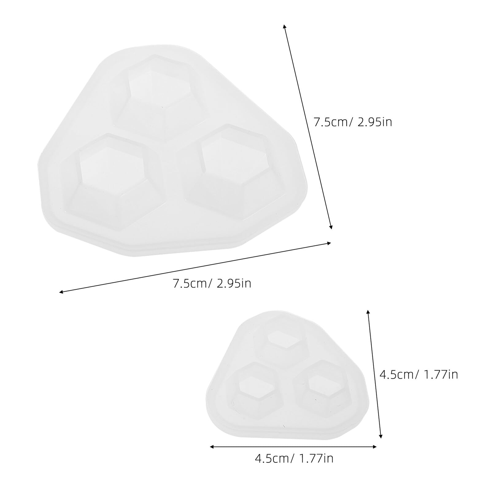 20pezzi Stampo in Resina Siliconica Forma Diamante Per Creazione Gioielli Decorazioni e Per Casa Stampo Epossidico Per Ciondoli e Arte Fai Da Te