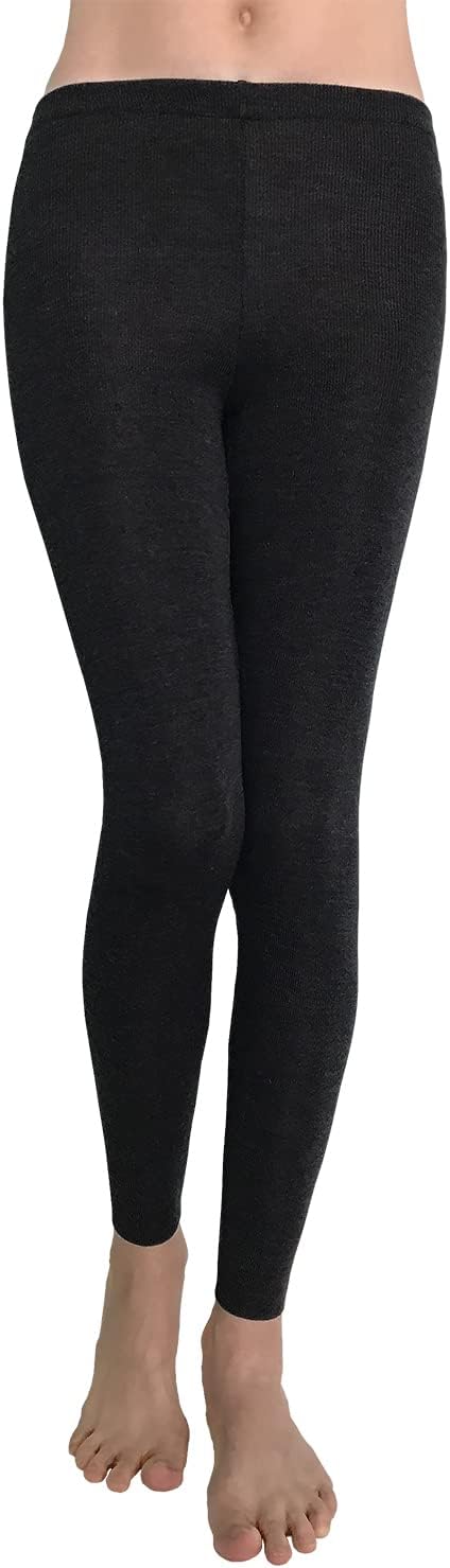 Women's Thermal Wool Underwear – Organic Merino Wool Base Layer Leggings Long Johns