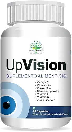 Miniatura 3 de Upvision Eye Care Supplemnt para la salud ocular con omega-3, vitamina E, vitamina A, vitamina C, luteína, zeaxantina, vitamina B2 vegetariano 60